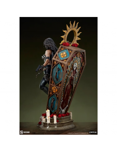 Brian Pulido Maria Diaz LA MUERTA Coffin Comics Premium Format Statue Sideshow