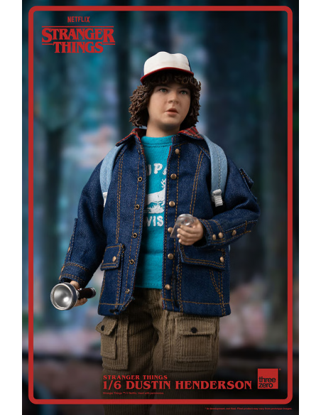 Stranger Things Gaten Matarazzo DUSTIN HENDERSON 1:6 Figure Threezero Sideshow
