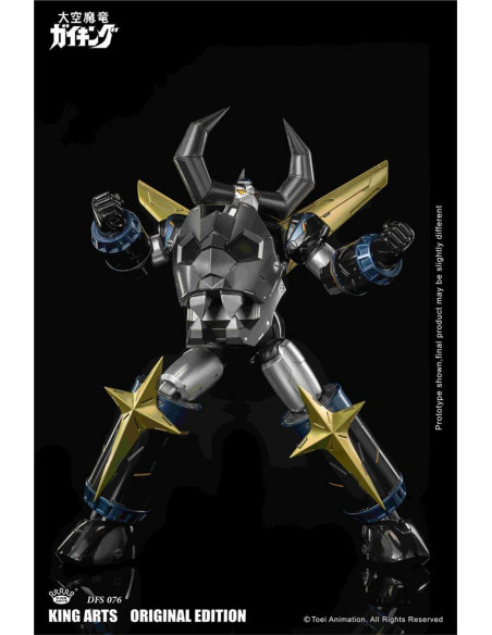 GAIKING ORIGINAL EDITION Black & Gold King Arts Diecast Robot DFS076 BROWN BOX