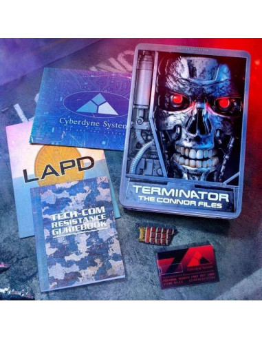 TERMINATOR THE CONNOR FILES KIT Doctor Collector Deluxe Gift Box con Accessori