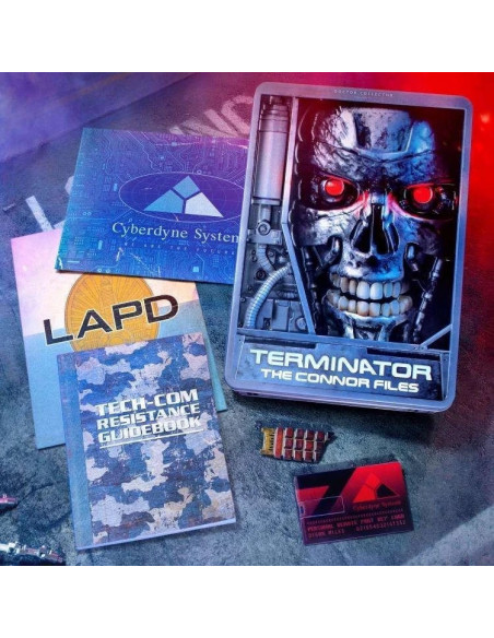 TERMINATOR THE CONNOR FILES KIT Doctor Collector Deluxe Gift Box con Accessori