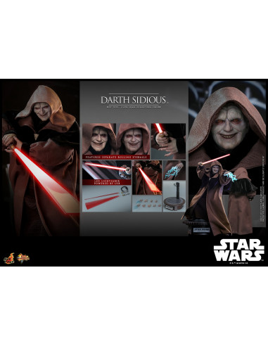 STAR WARS Darth Sidious Imperatore Palpatine 1/6 Figure MMS745 Hot Toys Sideshow