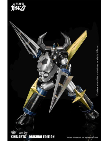 GAIKING ORIGINAL EDITION Black & Gold King Arts Diecast Robot DFS076 BROWN BOX