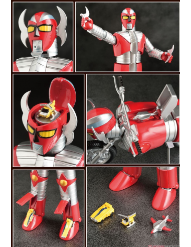HAF Denjin Zaborger Kyodai Hero Action Figure Future Quest Evolution Toy RARE