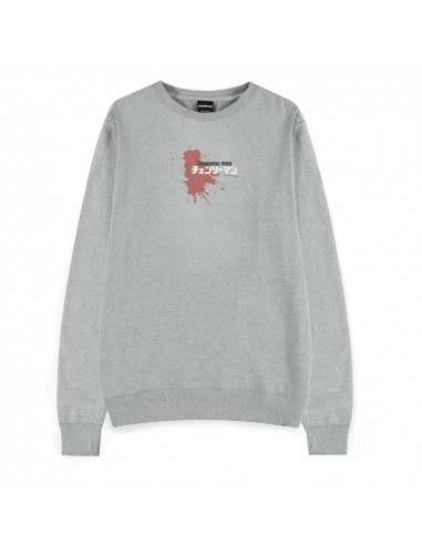 Chainsaw Man Sweater Power Grey Melange Size XXL