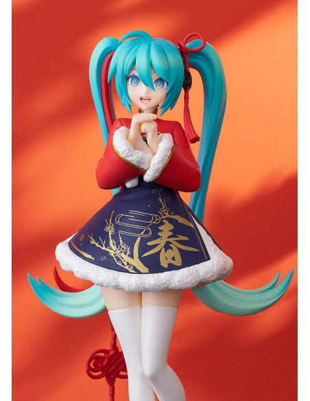 Character Vocal Series 01: Hatsune Miku Pop Up Parade PVC Statue Hatsune Miku: Sourxuan Chinese New Year Ver. 17 cm