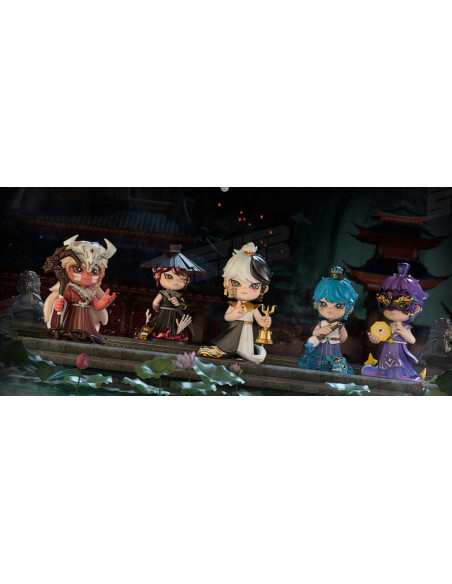 Original Character Trading Figures Huozai Wusheng Group Portrait Series 8 cm Assortment (6)
