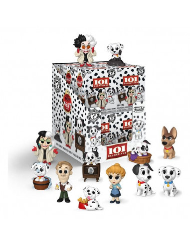 One Hundred and One Dalmatians Mini Figures PDQ 5 cm Display (12)