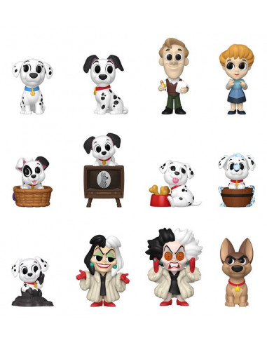 One Hundred and One Dalmatians Mini Figures PDQ 5 cm Display (12)