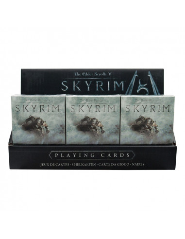 Elder Scrolls Skyrim Playing Cards Display (12)