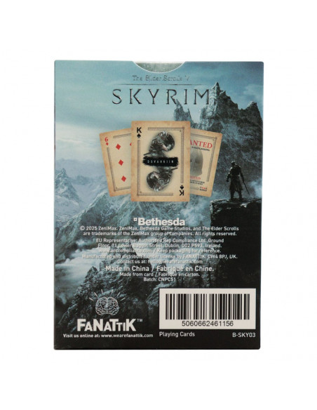 Elder Scrolls Skyrim Playing Cards Display (12)