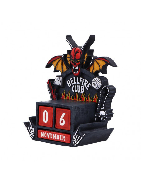 Stranger Things Perpetual Calendar Hellfire Club 15 cm