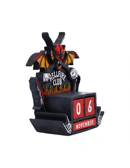 Stranger Things Perpetual Calendar Hellfire Club 15 cm