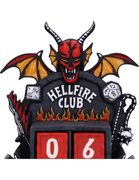 Stranger Things Perpetual Calendar Hellfire Club 15 cm