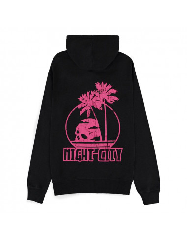 Cyberpunk 2077 Zipper Hoodie Night City Size S