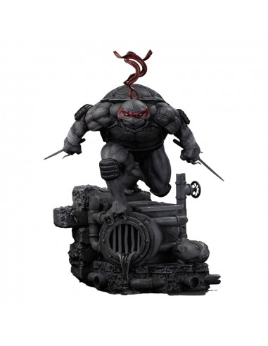 Teenage Mutant Ninja Turtles Art Scale Statue 1/10 Raphael Black and White Variant 26 cm heo exclusive