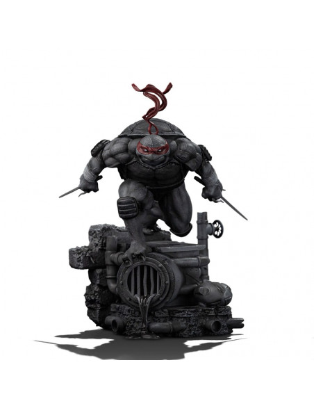 Teenage Mutant Ninja Turtles Art Scale Statue 1/10 Raphael Black and White Variant 26 cm heo exclusive