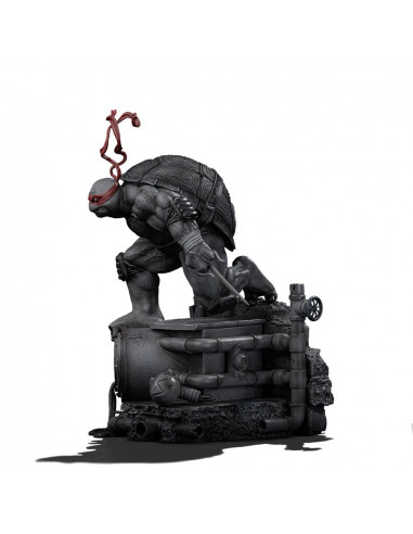 Teenage Mutant Ninja Turtles Art Scale Statue 1/10 Raphael Black and White Variant 26 cm heo exclusive