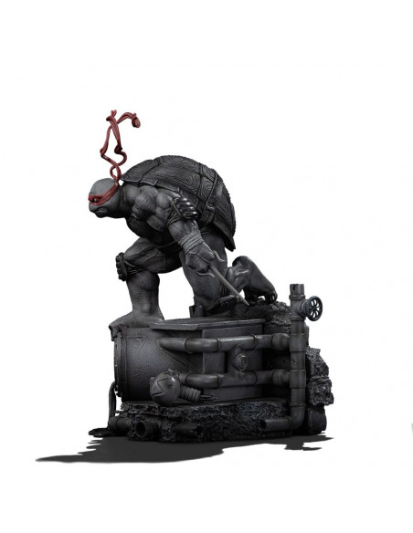 Teenage Mutant Ninja Turtles Art Scale Statue 1/10 Raphael Black and White Variant 26 cm heo exclusive