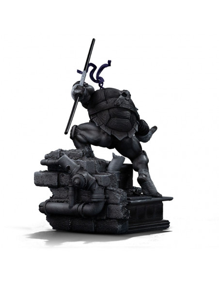 Teenage Mutant Ninja Turtles Art Scale Statue 1/10 Donatello Black and White Variant 26 cm heo exclusive