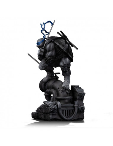 Teenage Mutant Ninja Turtles Art Scale Statue 1/10 Leonardo Black and White Variant 26 cm heo exclusive
