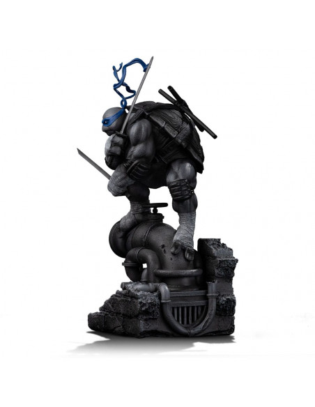 Teenage Mutant Ninja Turtles Art Scale Statue 1/10 Leonardo Black and White Variant 26 cm heo exclusive