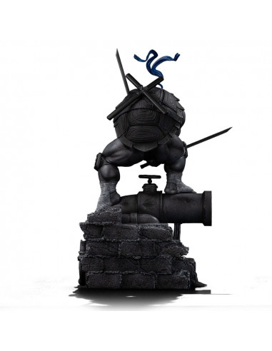 Teenage Mutant Ninja Turtles Art Scale Statue 1/10 Leonardo Black and White Variant 26 cm heo exclusive