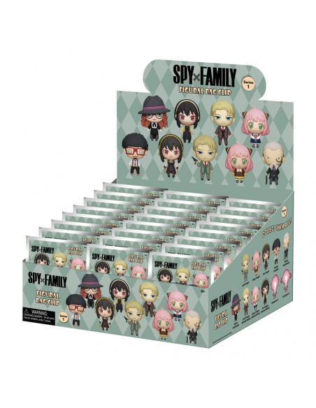 Spy x Family 3D Foam Bag Clips Series 1 Display (24)