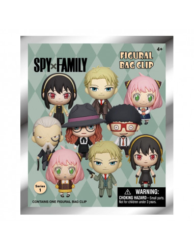 Spy x Family 3D Foam Bag Clips Series 1 Display (24)