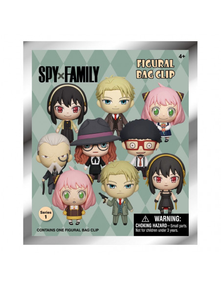 Spy x Family 3D Foam Bag Clips Series 1 Display (24)