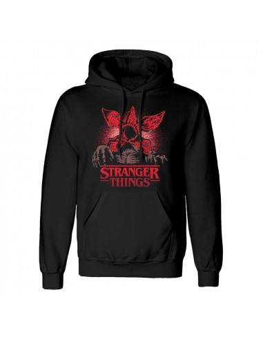 Stranger Things Hooded Sweater Pixel Demogorgon Size M
