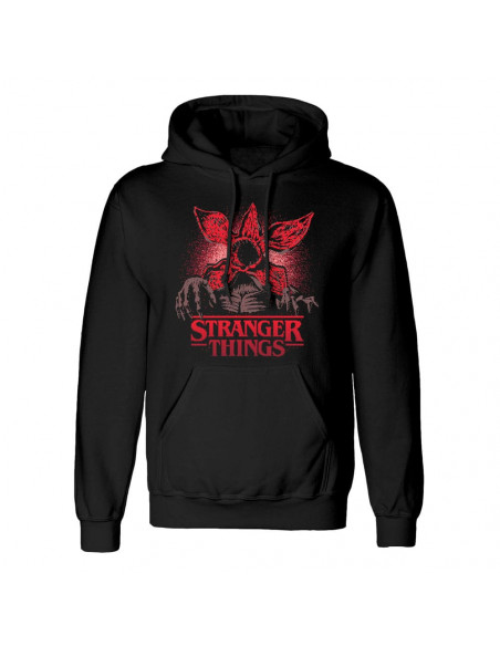 Stranger Things Hooded Sweater Pixel Demogorgon Size M