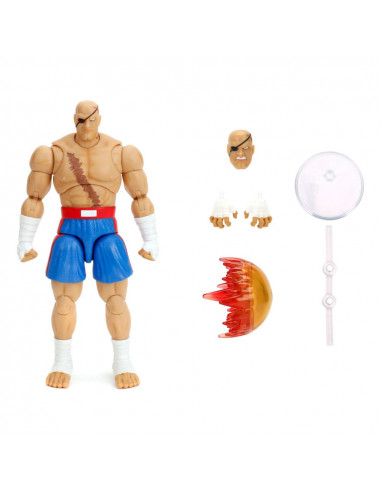 Ultra Street Fighter II: The Final Challengers Action Figure 1/12 Sagat 19 cm