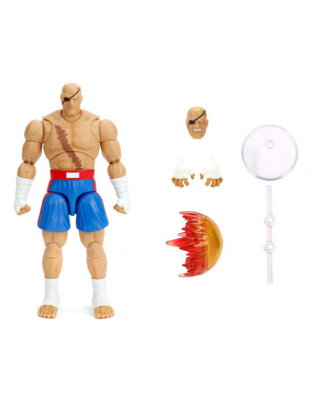 Ultra Street Fighter II: The Final Challengers Action Figure 1/12 Sagat 19 cm