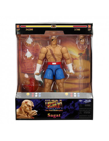 Ultra Street Fighter II: The Final Challengers Action Figure 1/12 Sagat 19 cm