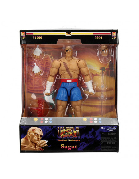 Ultra Street Fighter II: The Final Challengers Action Figure 1/12 Sagat 19 cm
