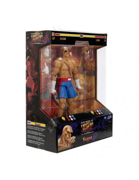 Ultra Street Fighter II: The Final Challengers Action Figure 1/12 Sagat 19 cm