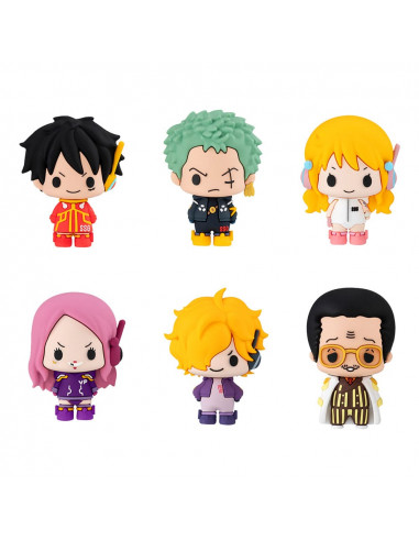 One Piece Chokorin Mascot Series Trading Figure 6-Pack Egghead Ver. 5 cm