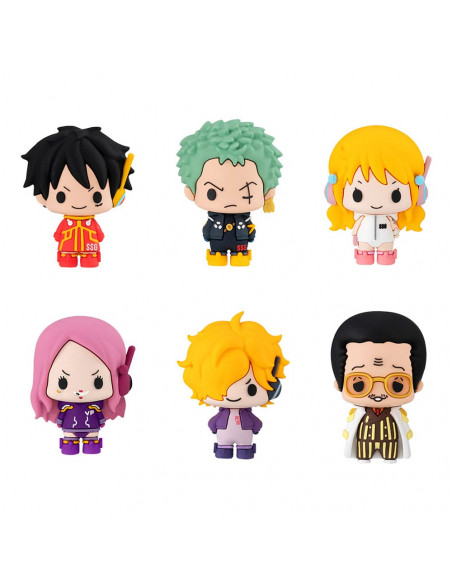 One Piece Chokorin Mascot Series Trading Figure 6-Pack Egghead Ver. 5 cm
