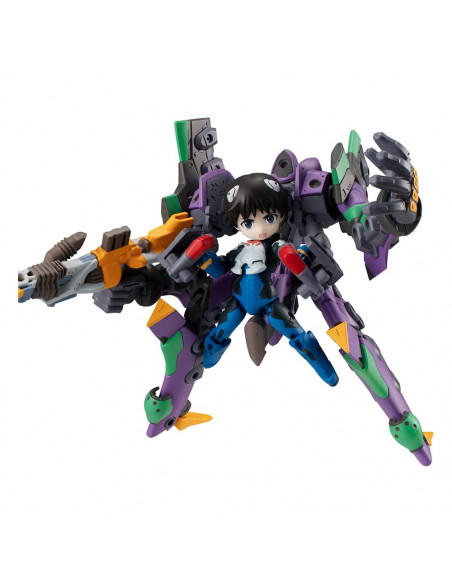 Evangelion Desktop Army Figure Shinji Ikari & Evangelion No. 1 New Theatrical Edition 15 cm