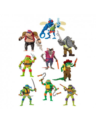 Teenage Mutant Ninja Turtles: Mutant Mayhem Action Figures 10 cm Basic Assortment (12)
