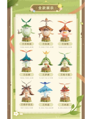 Genshin Impact Blind Box Mini Figures Aranara Series Display (9)