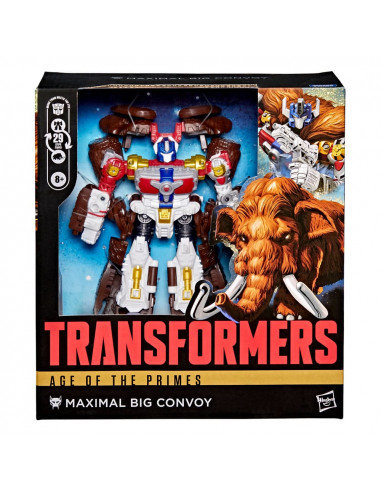 Transformers Age of the Primes Leader Class Action Figure Maximal Big Convoy 19 cm