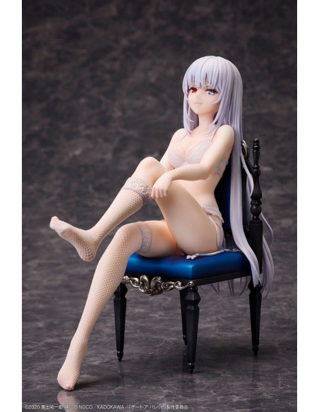 Date a Bullet PVC Statue 1/7 White Queen 17 cm