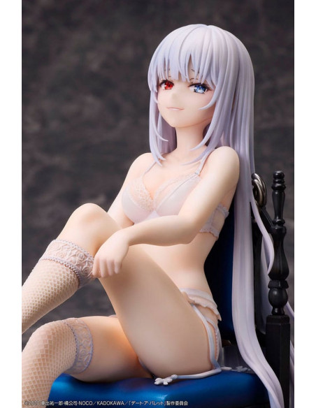 Date a Bullet PVC Statue 1/7 White Queen 17 cm