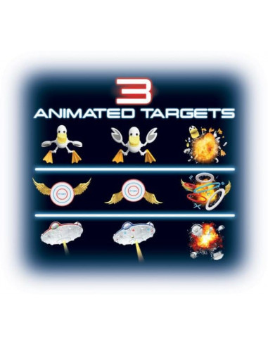 Laser X Projex Animated Target Arcade Game for 2