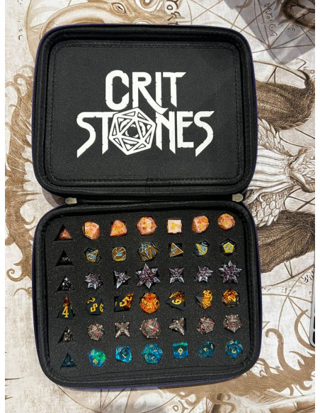 CritStones Dice Case Arcanum Green
