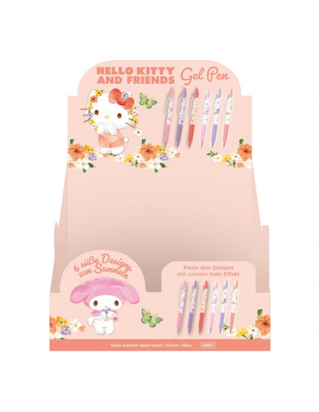 Sanrio Premium Gel Pens Hello Kitty & Friends Display (24)