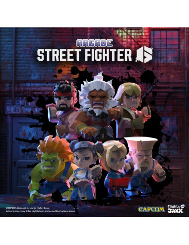 Arcade: Capcom Street Fighter Series 4 inch Vinyl Figure Blind Box Display (6)