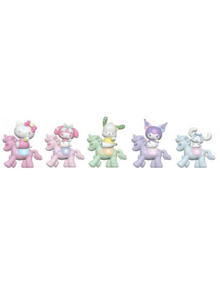 Sanrio Equestrian Series Mini Figures Hello Kitty and Friends 5 cm Blind Box Display (12)